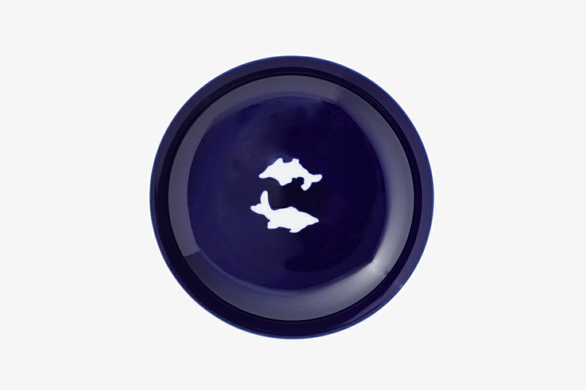 MING Arte Plate - Twin Fish Motif