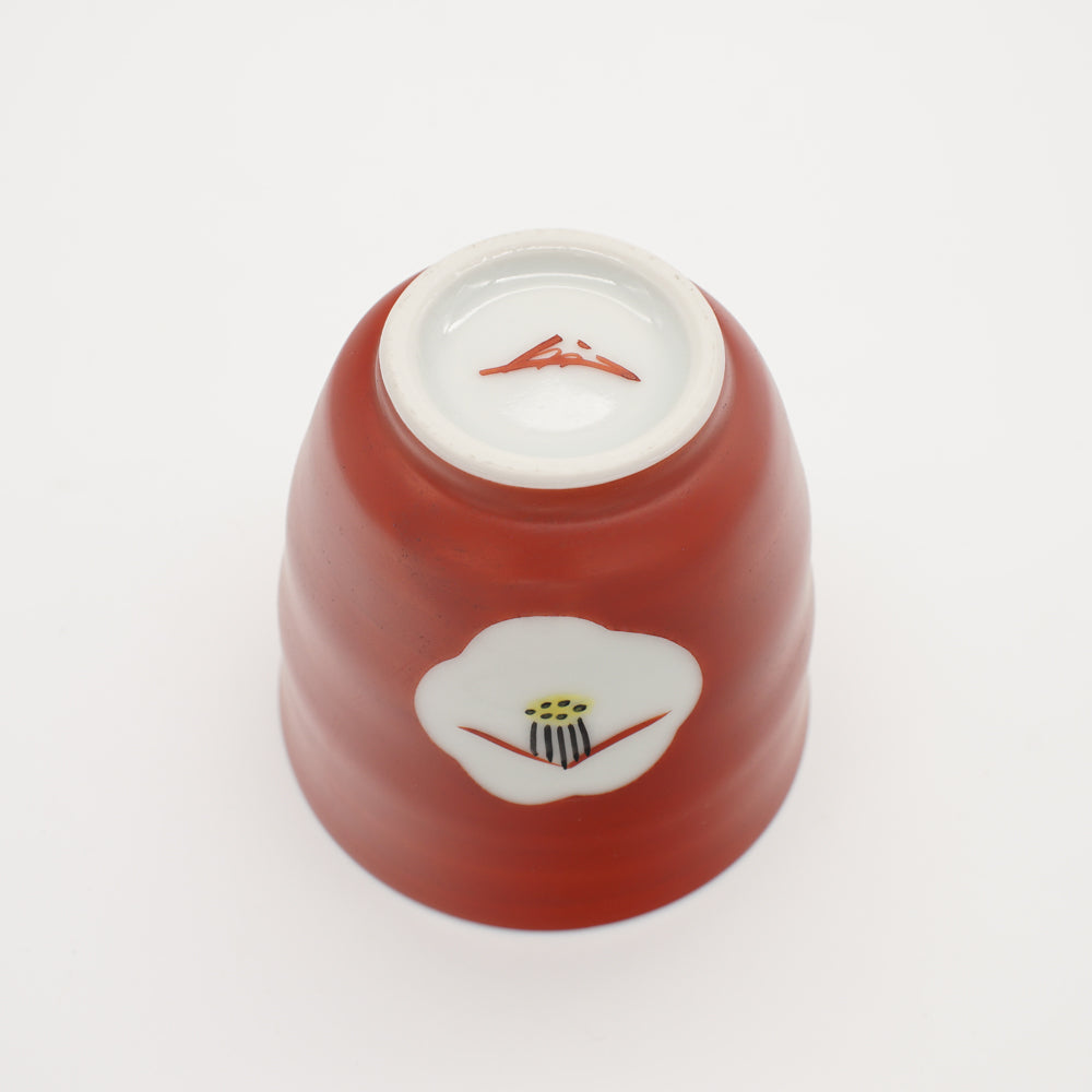 Ruby Camellia Tea Cup