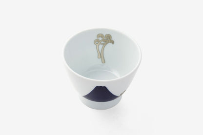 Ruri Fuji White Gold Crest Arte Wine Cup