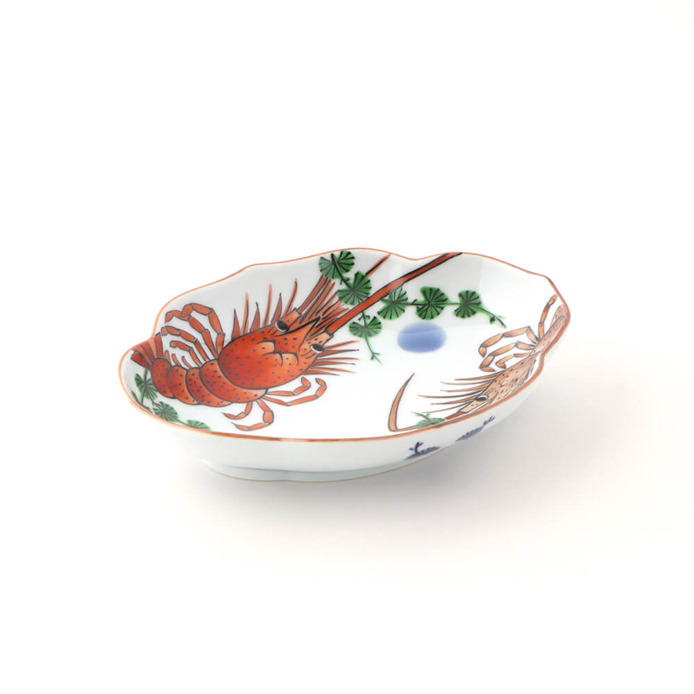 Artisanal Japanese Lobster Design Plate