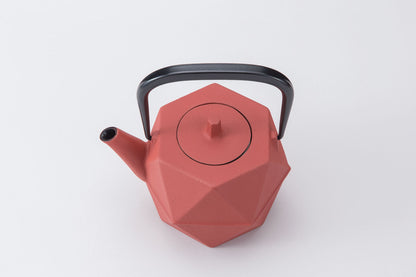 Japanese Cast Iron Teapot - Kyusu Ishihiki (Stone-Carved)