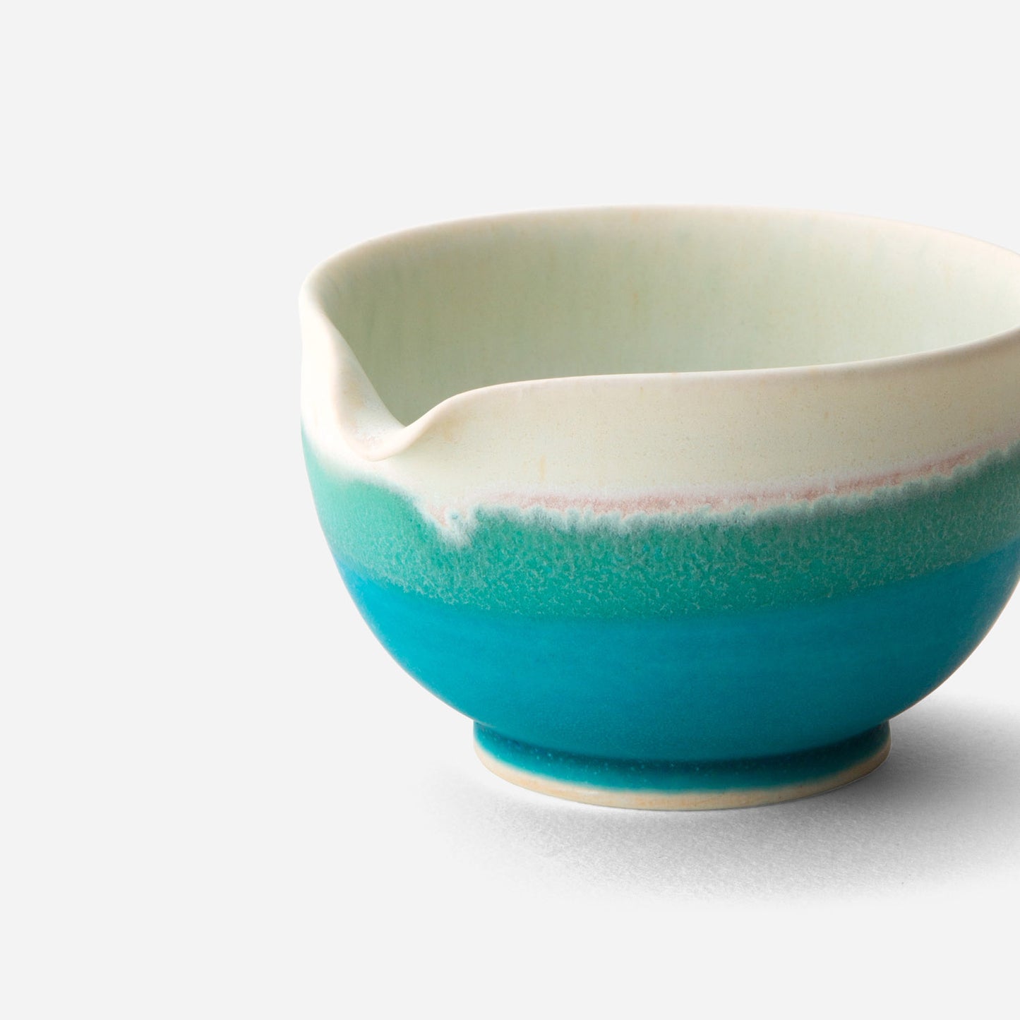 Sencha & Sake Cup with Turquoise Glaze