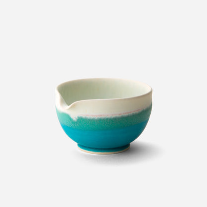 Sencha & Sake Cup with Turquoise Glaze