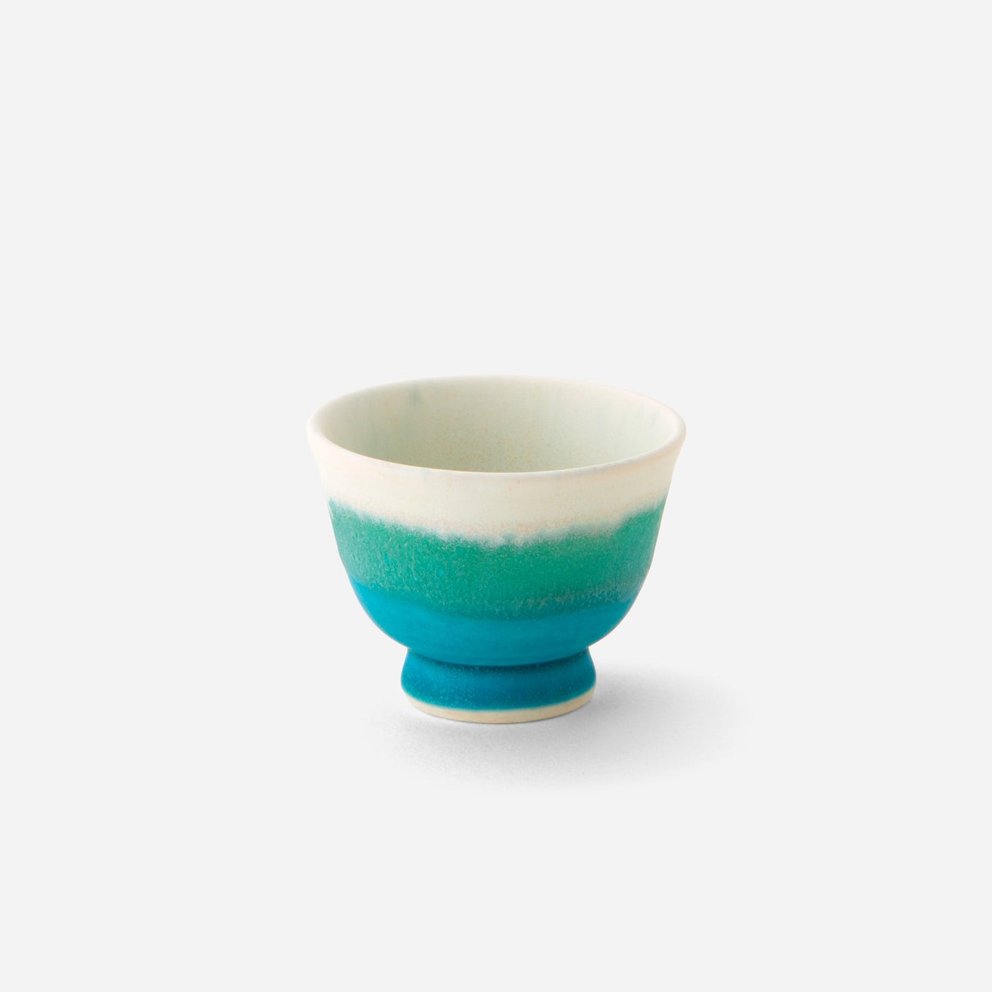 Turquoise Tea Cooling Bowl - Dual Glaze