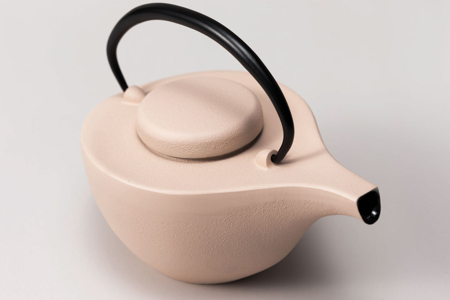 Japanese Cast Iron Teapot - Kyusu Sensu (Fan)