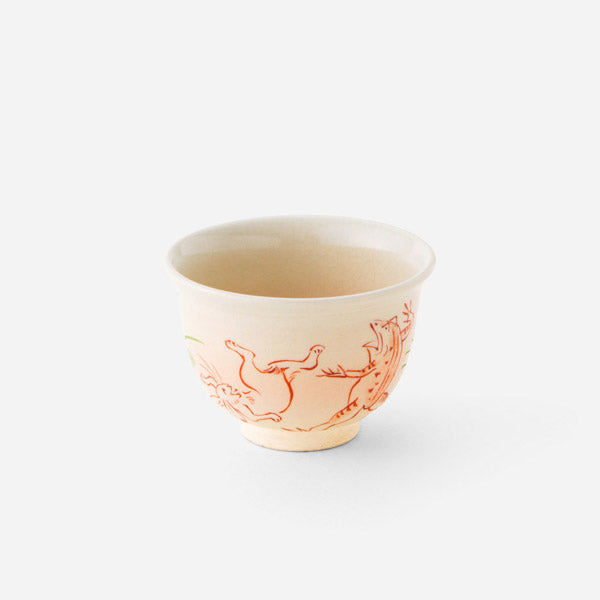 Japanese Bowls - Kōzan-ji Animal Scroll Tea Cup