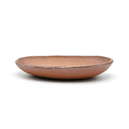 Artisan Oval Ceramic Plate - Rustic Earth Collection