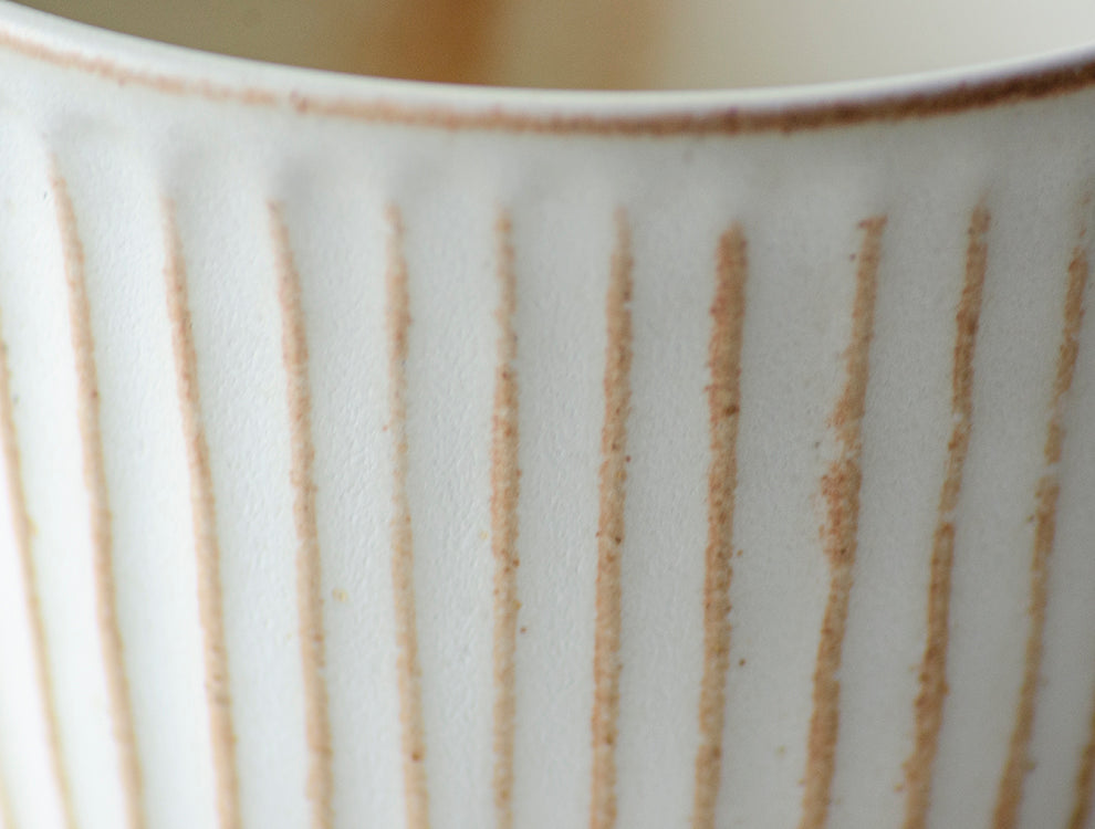 Shinogi Cream Matte Mug Cup