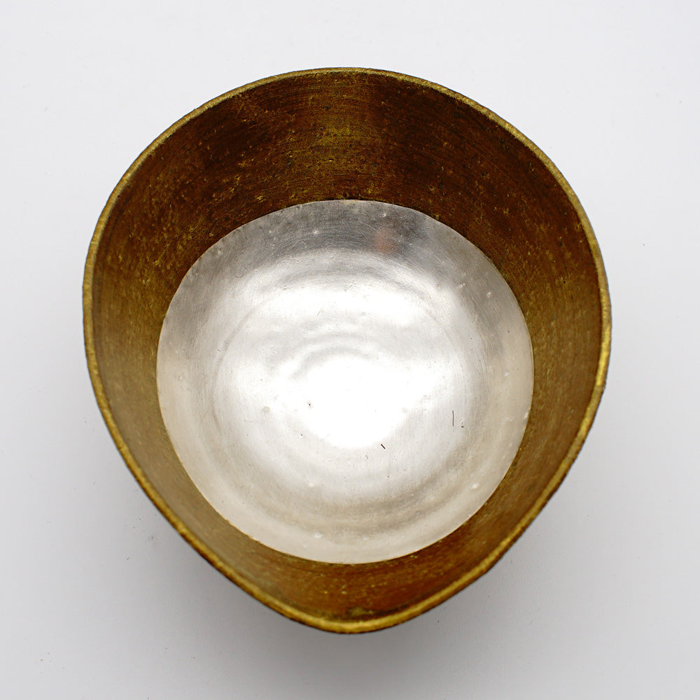 Gold and Silver Sunset Kobachi Bowl