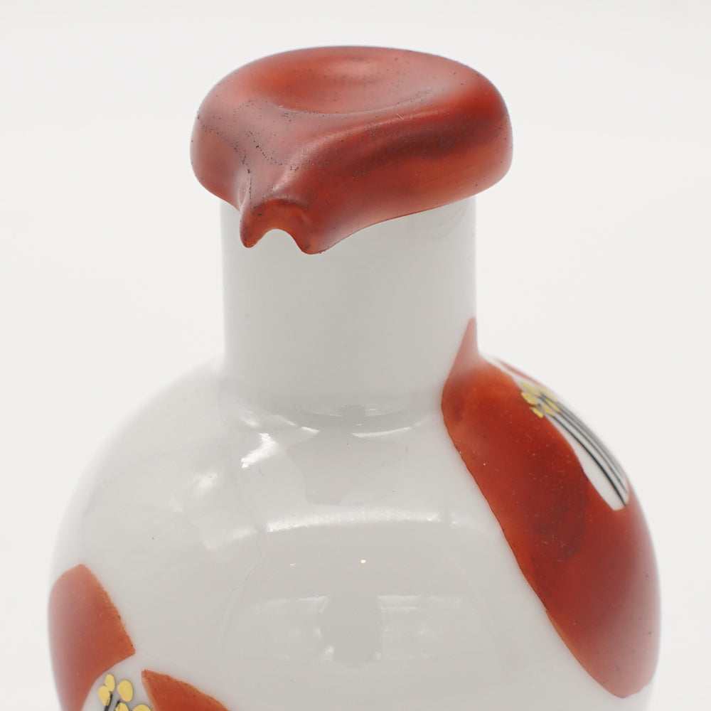 Red Camellia Soy Sauce Dispenser Set